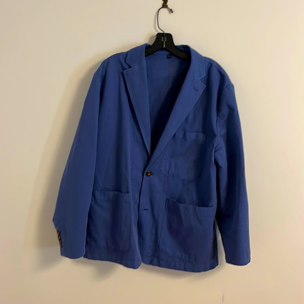 J. Crew cotton chore coat blazer. Size 42R